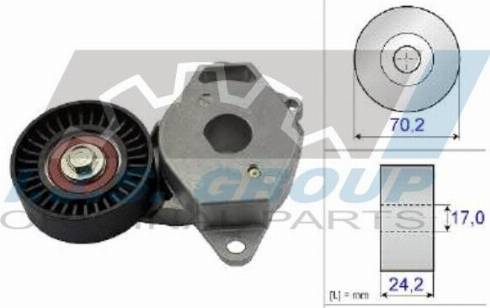 IJS GROUP 93-2424 - Tendicinghia, Cinghia Poly-V autozon.pro