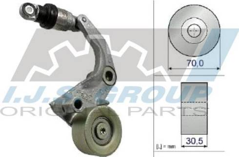 IJS GROUP 93-2472 - Tendicinghia, Cinghia Poly-V autozon.pro