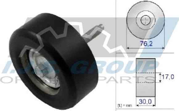 IJS GROUP 93-2140 - Galoppino / Guidacinghia, Cinghia Poly-V autozon.pro