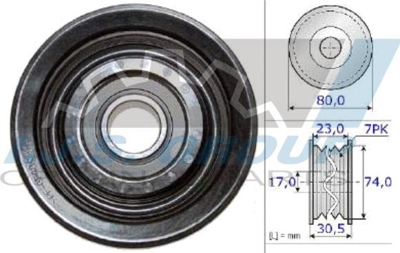 IJS GROUP 93-2105 - Galoppino / Guidacinghia, Cinghia Poly-V autozon.pro