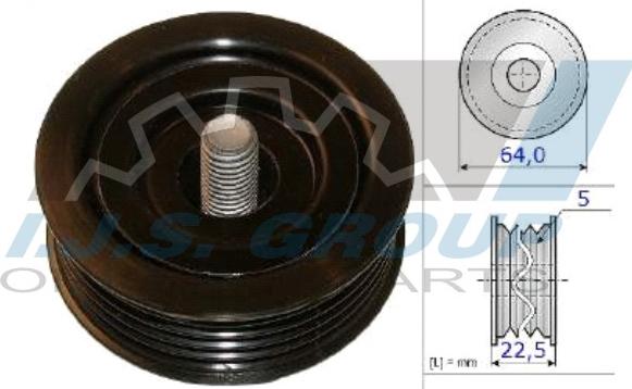 IJS GROUP 93-2134 - Galoppino / Guidacinghia, Cinghia Poly-V autozon.pro