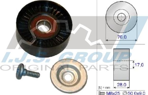 IJS GROUP 93-2138 - Galoppino / Guidacinghia, Cinghia Poly-V autozon.pro