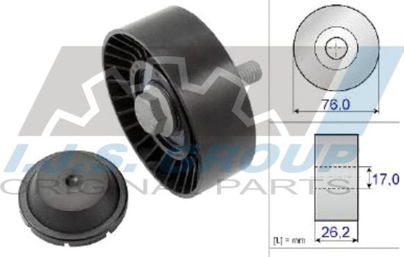 IJS GROUP 93-2132 - Galoppino / Guidacinghia, Cinghia Poly-V autozon.pro