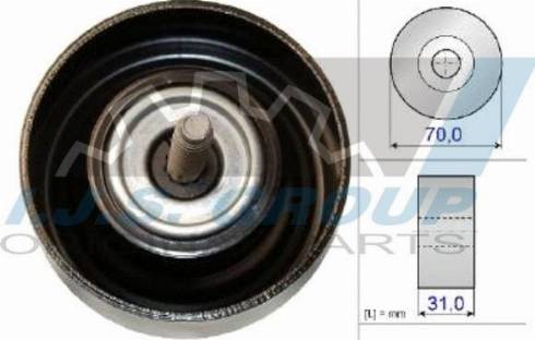 IJS GROUP 93-2121 - Galoppino / Guidacinghia, Cinghia Poly-V autozon.pro