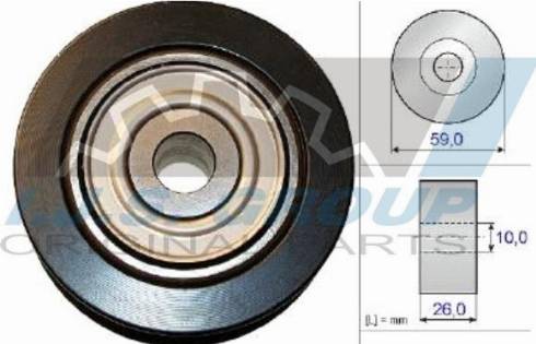 IJS GROUP 93-2171 - Galoppino / Guidacinghia, Cinghia Poly-V autozon.pro