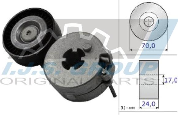 IJS GROUP 93-2397 - Tendicinghia, Cinghia Poly-V autozon.pro