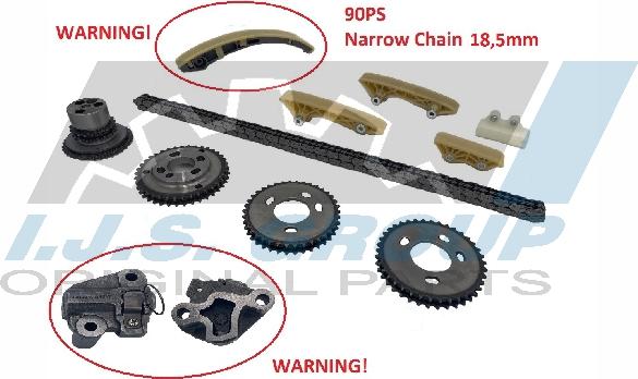 IJS GROUP 40-1020FK - Kit catena distribuzione autozon.pro