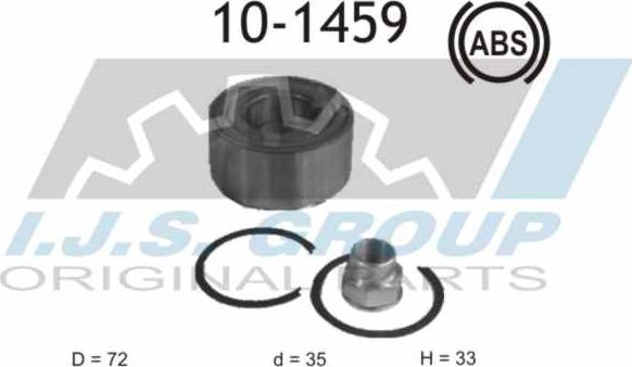 IJS GROUP 10-1459 - Kit cuscinetto ruota autozon.pro