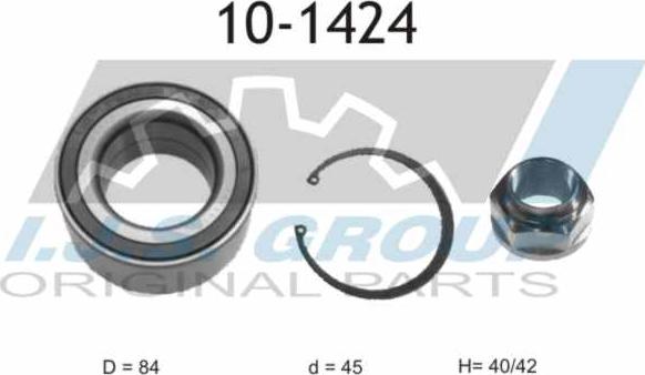 IJS GROUP 10-1424 - Kit cuscinetto ruota autozon.pro