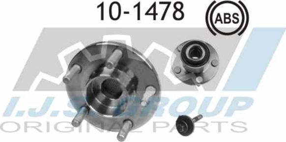 IJS GROUP 10-1478 - Kit cuscinetto ruota autozon.pro