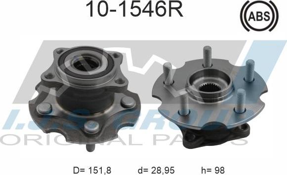 IJS GROUP 10-1546R - Cuscinetto ruota autozon.pro