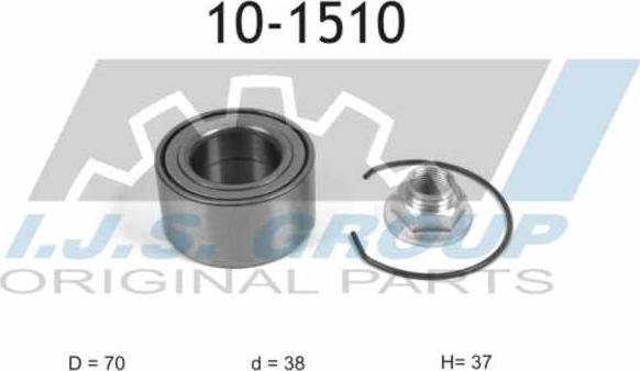 IJS GROUP 10-1510 - Kit cuscinetto ruota autozon.pro