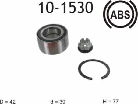 IJS GROUP 10-1530 - Kit cuscinetto ruota autozon.pro