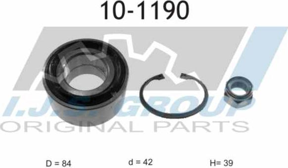 IJS GROUP 10-1190 - Kit cuscinetto ruota autozon.pro