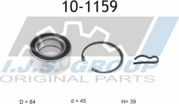 IJS GROUP 10-1159 - Kit cuscinetto ruota autozon.pro