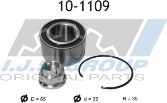 IJS GROUP 10-1109 - Kit cuscinetto ruota autozon.pro