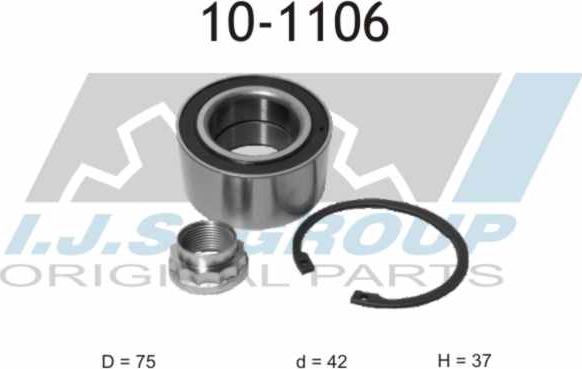 IJS GROUP 10-1106 - Kit cuscinetto ruota autozon.pro