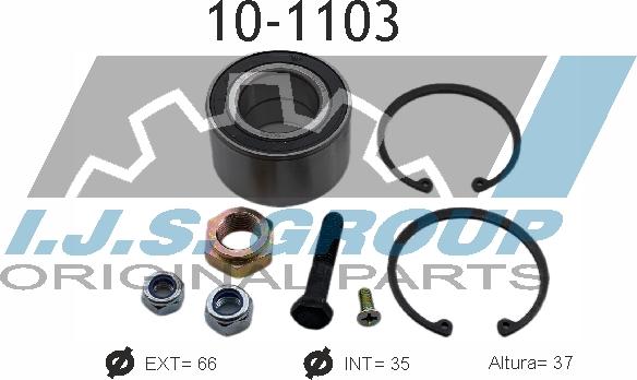 IJS GROUP 10-1103 - Kit cuscinetto ruota autozon.pro