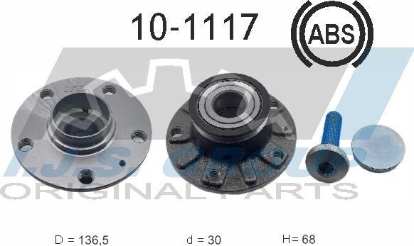 IJS GROUP 10-1117 - Kit cuscinetto ruota autozon.pro