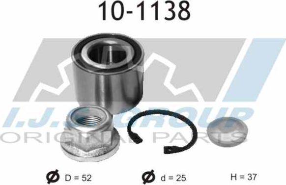 IJS GROUP 10-1138 - Kit cuscinetto ruota autozon.pro