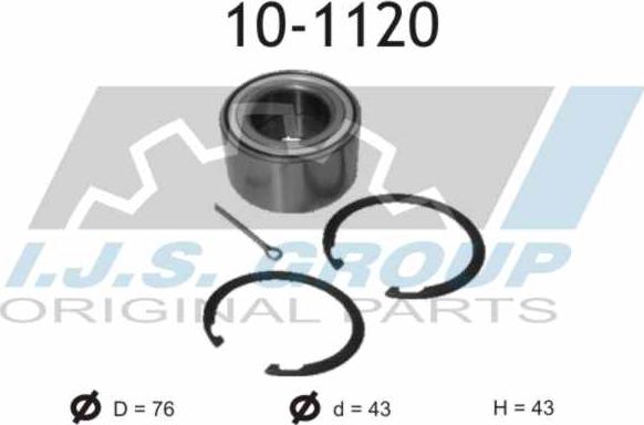 IJS GROUP 10-1120 - Kit cuscinetto ruota autozon.pro