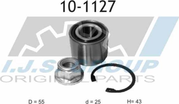 IJS GROUP 10-1127 - Kit cuscinetto ruota autozon.pro