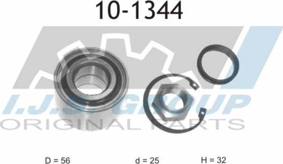 IJS GROUP 10-1344 - Kit cuscinetto ruota autozon.pro