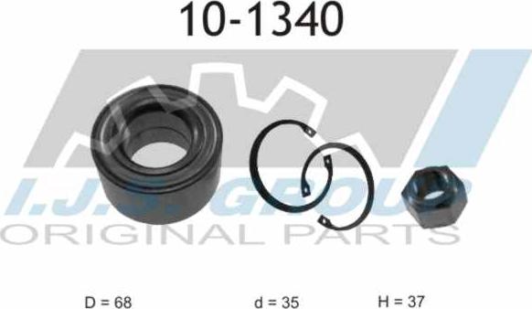 IJS GROUP 10-1340 - Kit cuscinetto ruota autozon.pro