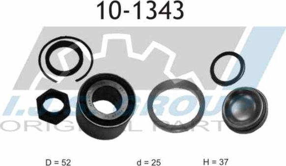 IJS GROUP 10-1343 - Kit cuscinetto ruota autozon.pro