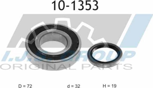 IJS GROUP 10-1353 - Kit cuscinetto ruota autozon.pro