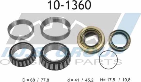 IJS GROUP 10-1360 - Kit cuscinetto ruota autozon.pro