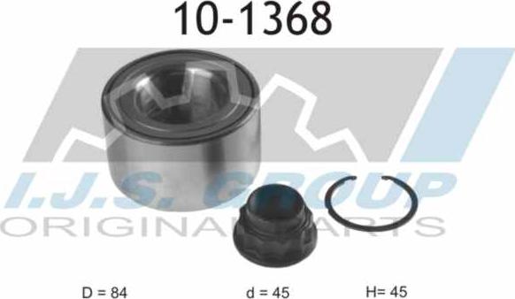 IJS GROUP 10-1368 - Kit cuscinetto ruota autozon.pro