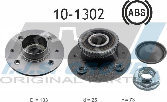 IJS GROUP 10-1302 - Kit cuscinetto ruota autozon.pro