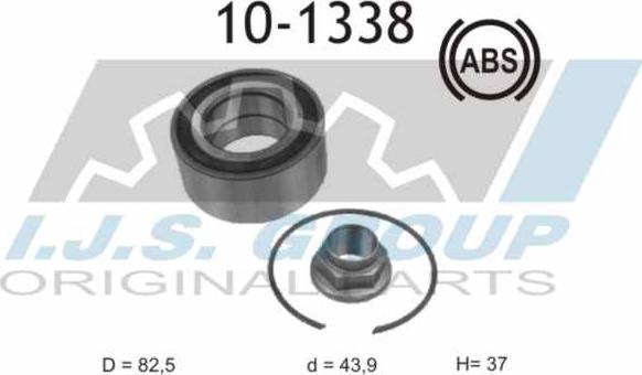 IJS GROUP 10-1338 - Kit cuscinetto ruota autozon.pro