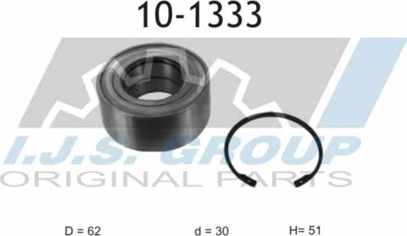 IJS GROUP 10-1333 - Kit cuscinetto ruota autozon.pro