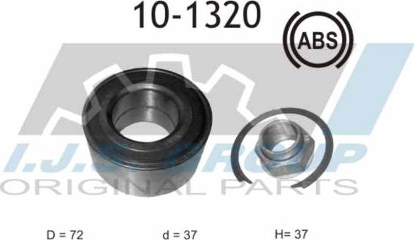 IJS GROUP 10-1320 - Kit cuscinetto ruota autozon.pro