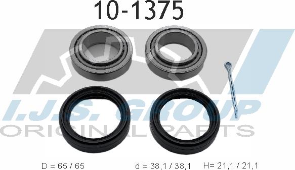 IJS GROUP 10-1375 - Kit cuscinetto ruota autozon.pro