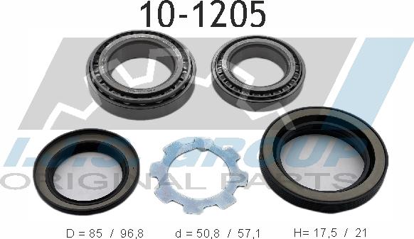 IJS GROUP 10-1205 - Kit cuscinetto ruota autozon.pro