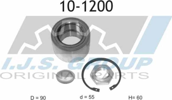 IJS GROUP 10-1200 - Kit cuscinetto ruota autozon.pro