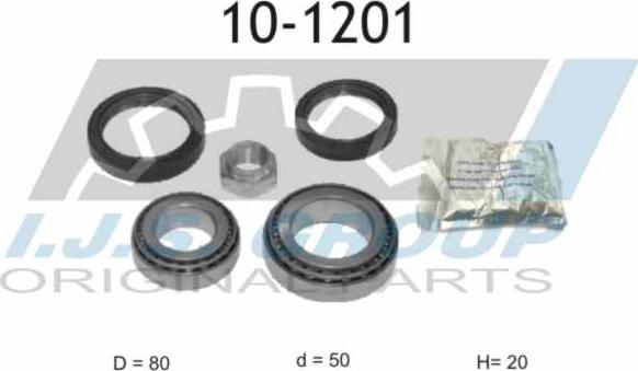 IJS GROUP 10-1201 - Kit cuscinetto ruota autozon.pro