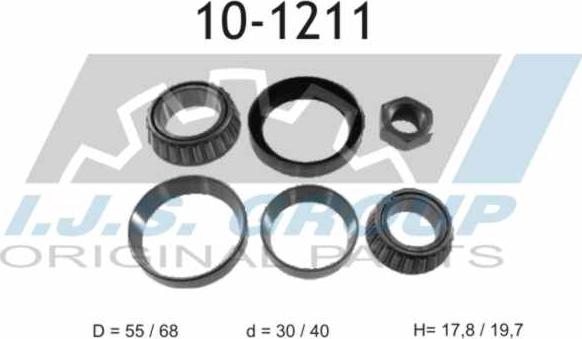 IJS GROUP 10-1211 - Kit cuscinetto ruota autozon.pro