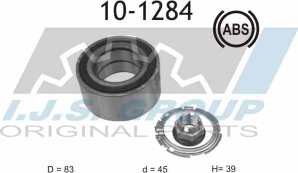 IJS GROUP 10-1284 - Kit cuscinetto ruota autozon.pro