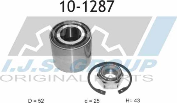 IJS GROUP 10-1287 - Kit cuscinetto ruota autozon.pro