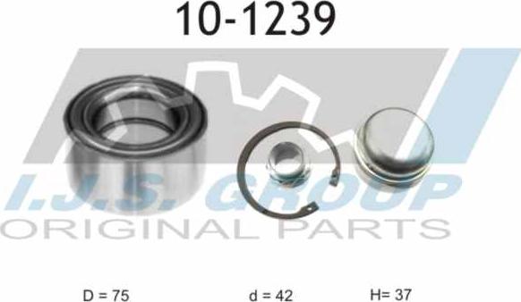 IJS GROUP 10-1239 - Kit cuscinetto ruota autozon.pro