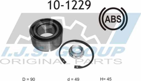 IJS GROUP 10-1229 - Kit cuscinetto ruota autozon.pro