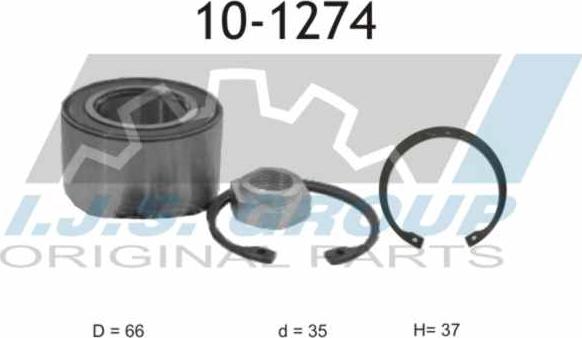 IJS GROUP 10-1274 - Kit cuscinetto ruota autozon.pro