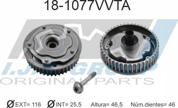 IJS GROUP 18-1077VVTA - Regolatore albero a camme autozon.pro