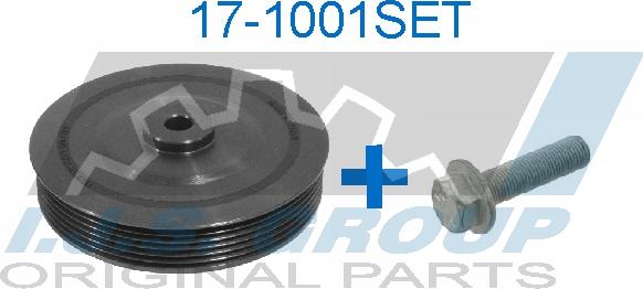 IJS GROUP 17-1001SET - Puleggia cinghia, Albero a gomiti autozon.pro