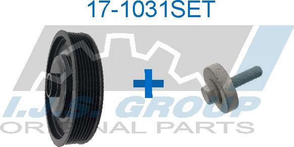 IJS GROUP 17-1031SET - Puleggia cinghia, Albero a gomiti autozon.pro