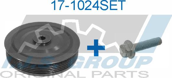 IJS GROUP 17-1024SET - Puleggia cinghia, Albero a gomiti autozon.pro